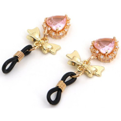 Generique Pince-Tétons Heart Diamond Rose